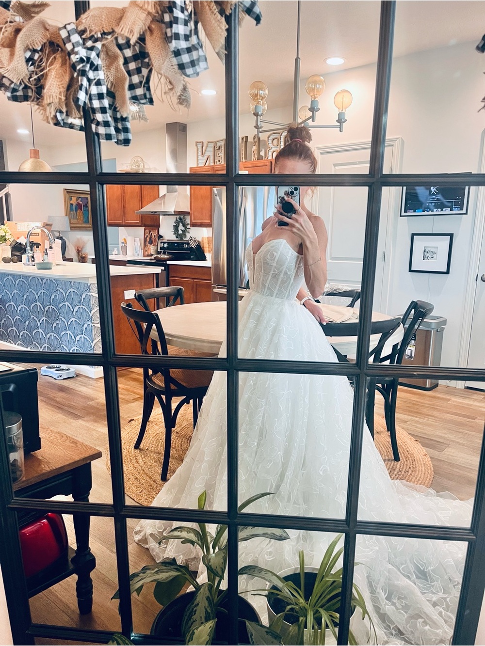 NWT Jenny Yoo Wedding Ballgown with Detachable Off-Shoulder Sleeves